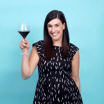 Katie Truscott with wine glass